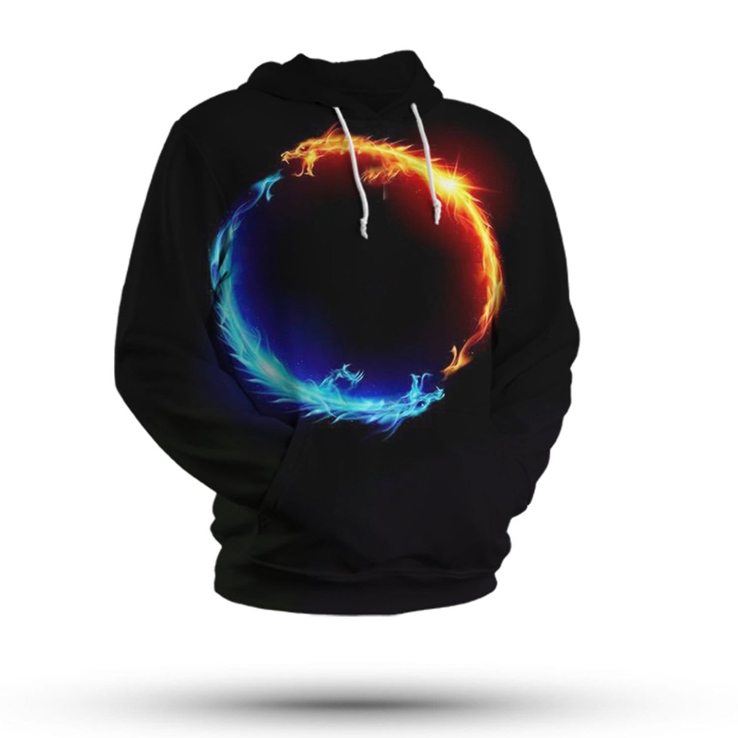 Yin Yang Dragon Hoodie