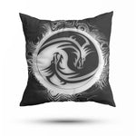 Yin Yang Dragon Pillow