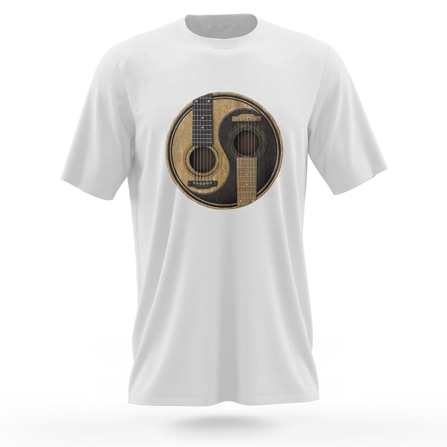 yin yang guitar t shirt