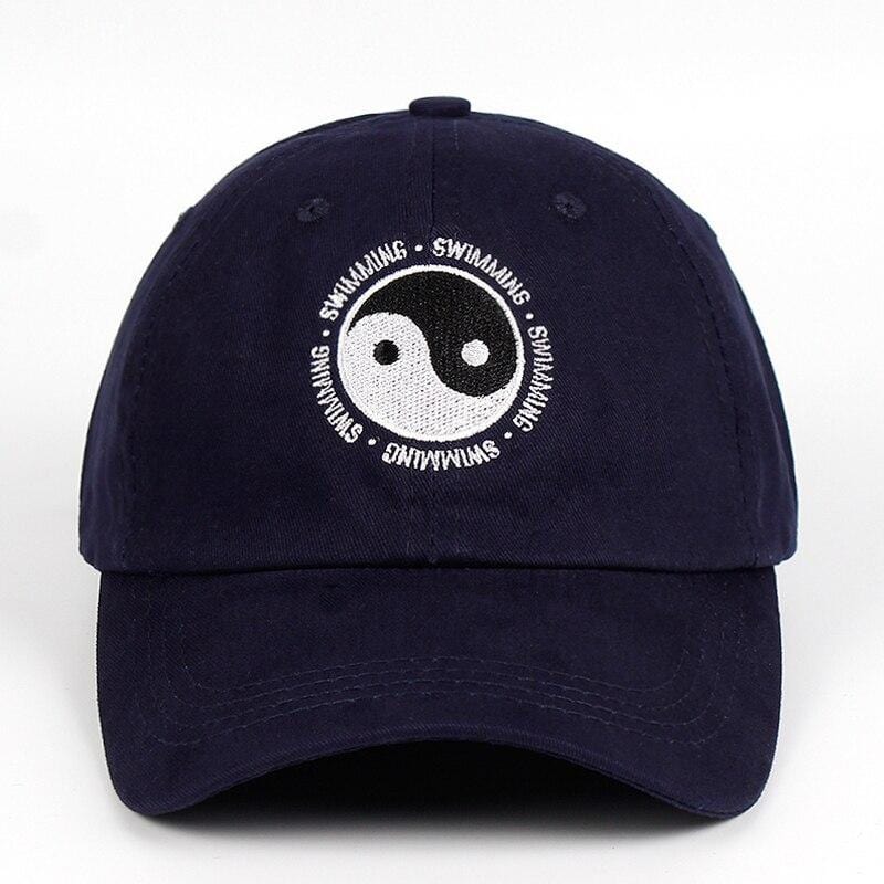 swimming yin yang hat