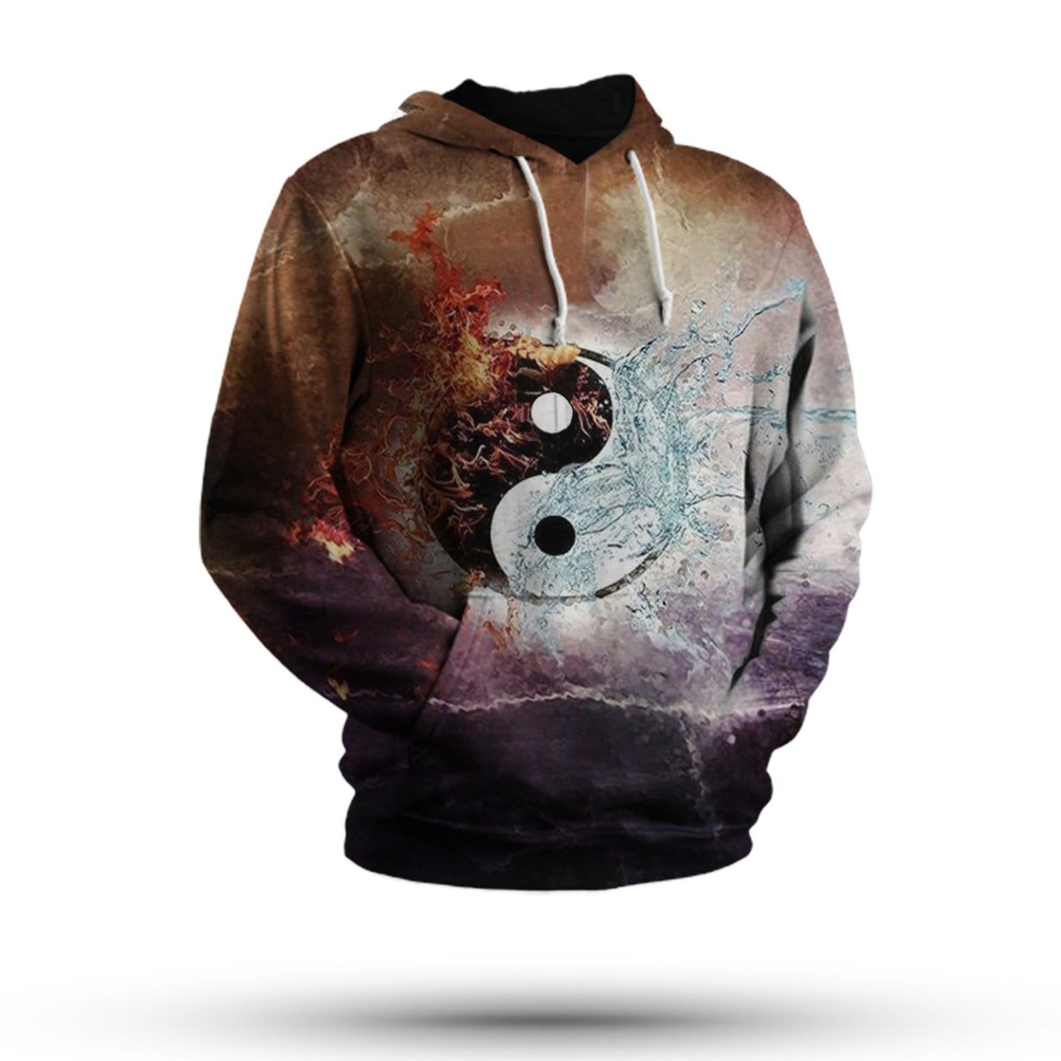 yin yang hoodie water