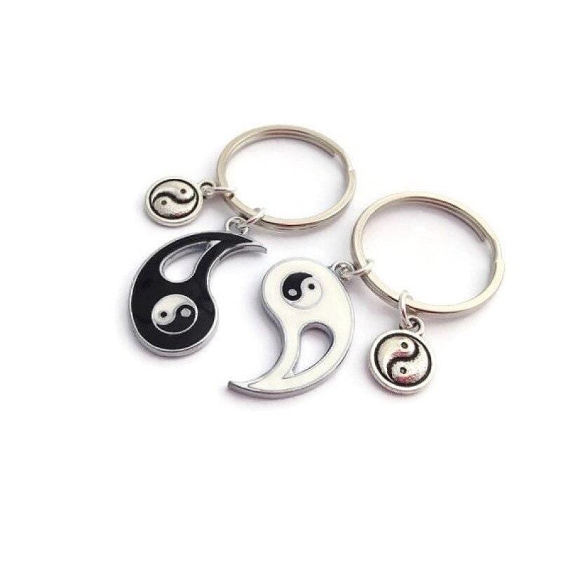 Yin and Yang Keychain