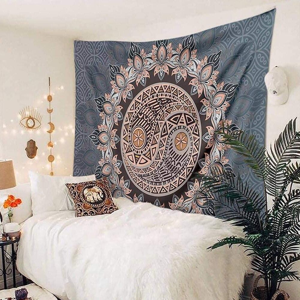 yin and yang wall tapestry