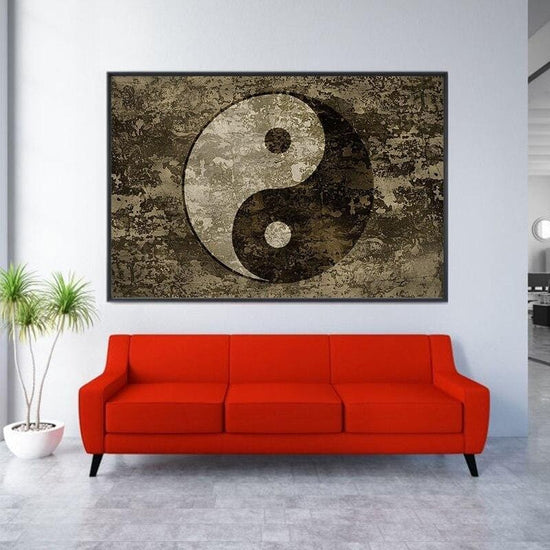yin yang painting ideas