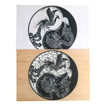 lucky dragon and phoenix wooden puzzle