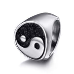 yin yang signet ring