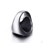 yin yang silver ring