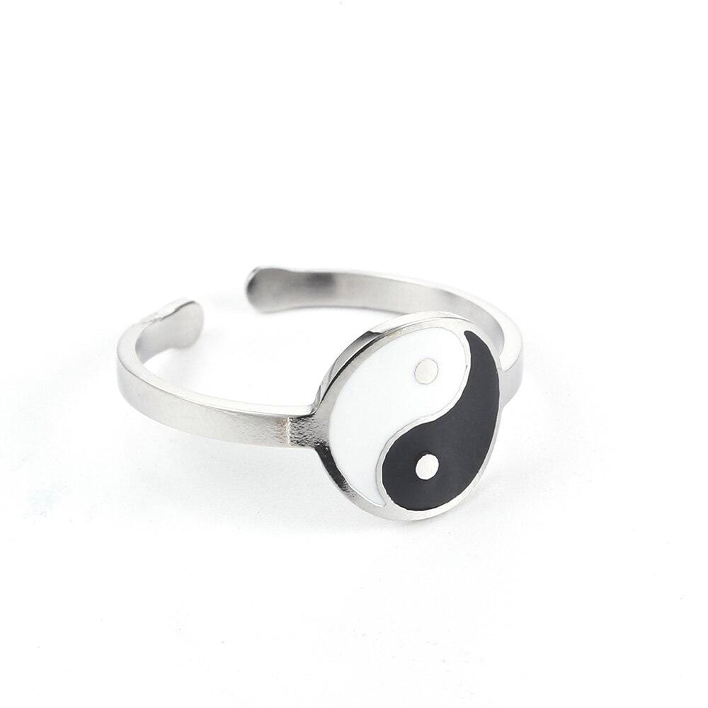 yin yang signet ring