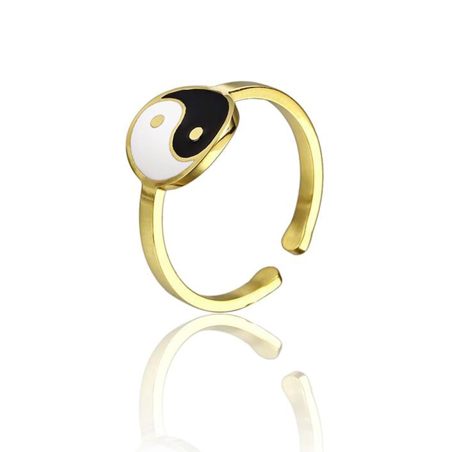 women yin yang ring