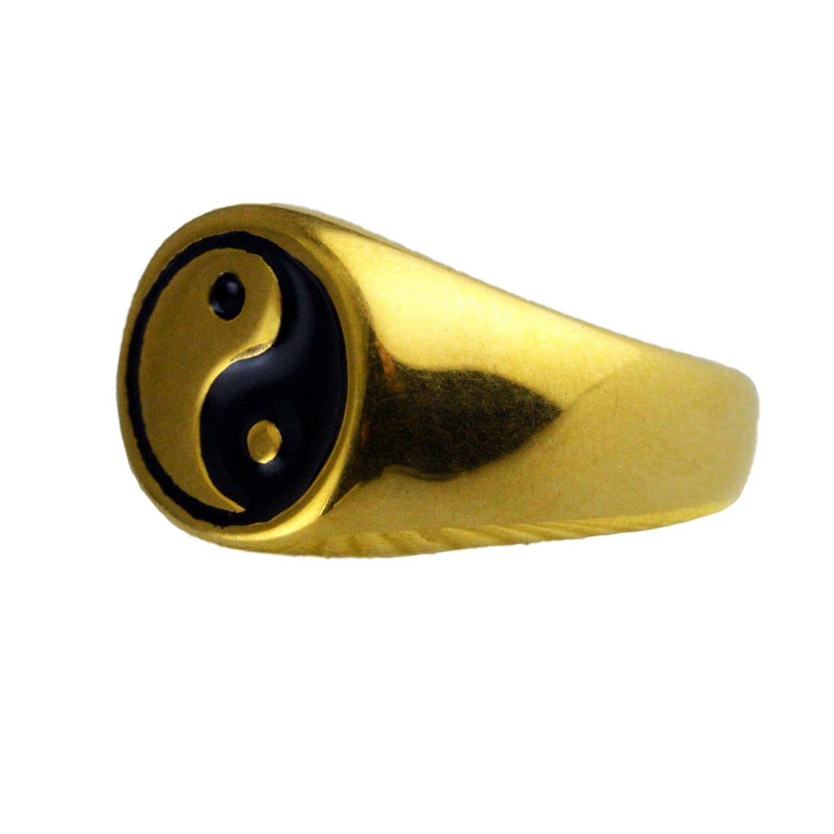 gold yin yang ring