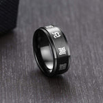 yin yang rotatable ring