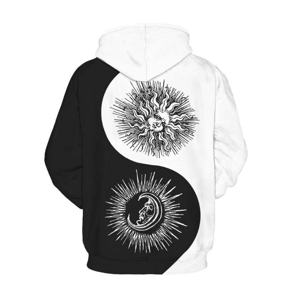 yin yang hoodie