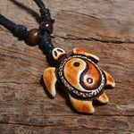 turtle yin yang necklace
