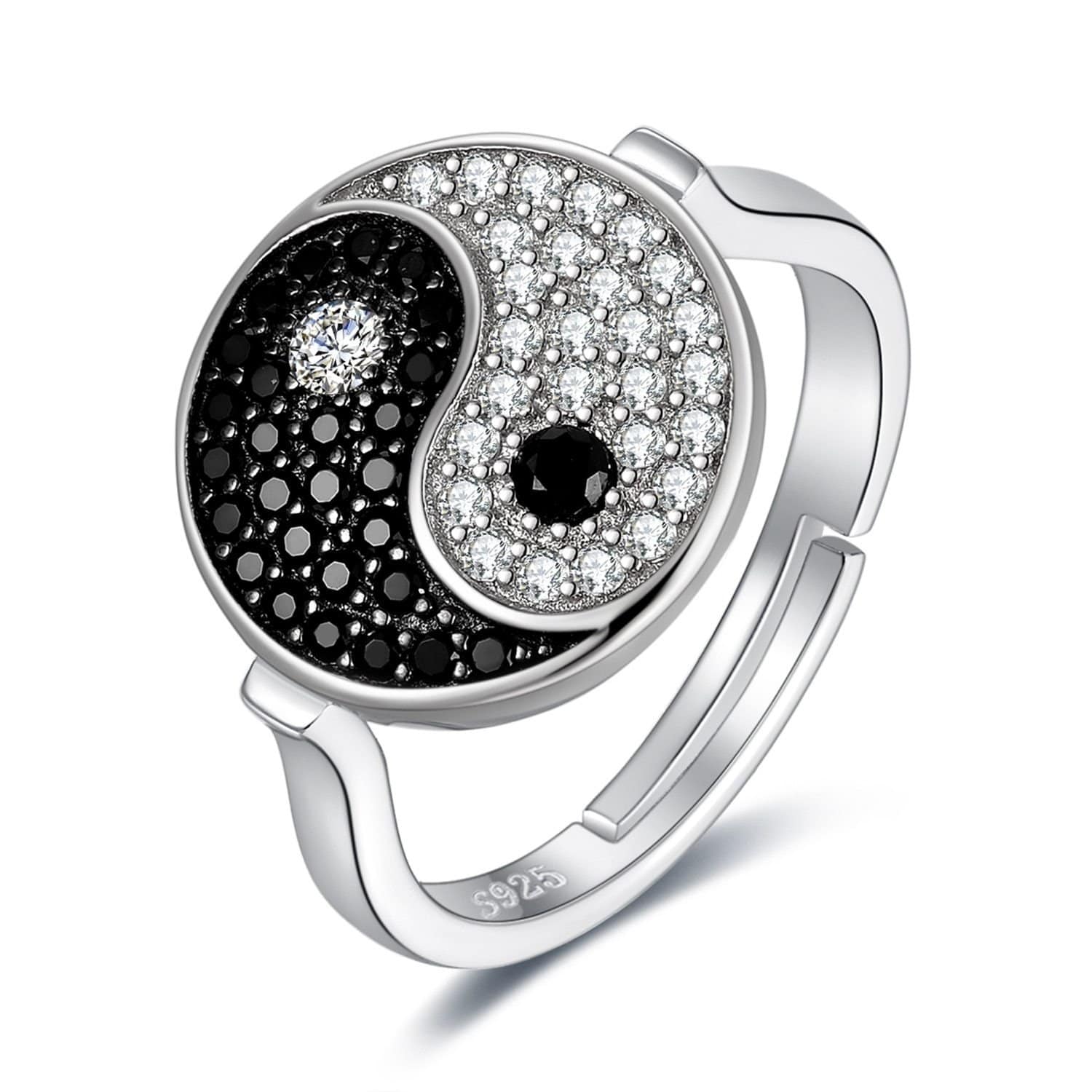 Yin yang hot sale wedding rings